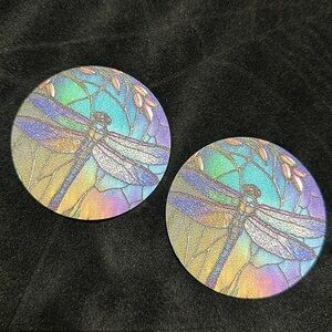 Dragonfly Cat Coasters